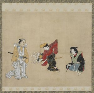Junge, der einen Narihira-Tanz aufführt, Edo-Periode