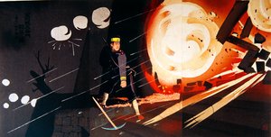 Explosion während des Russisch-Japanischen Krieges 1904-05