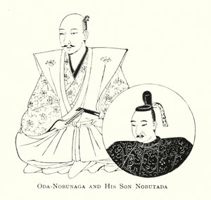 Oda-Nobunaga und sein Sohn Nobutada