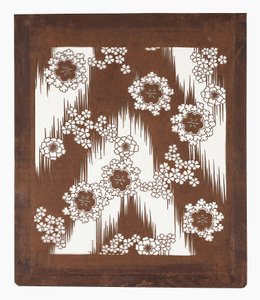 Papier-Schablone (katagami), spätes 19. Jahrhundert von Japanese School