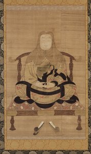 Porträt von Tendai Daishi, Nanbokucho-Periode