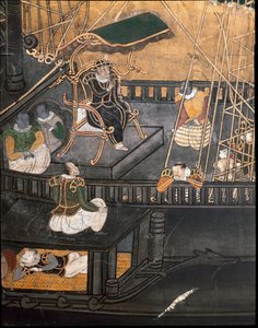 Das portugiesische Schiff, von der Ankunft der portugiesischen Jesuitenmissionare in Japan