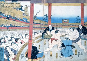 Traditionelles Ringen in Japan: Sumoringer