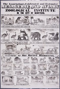 Die berühmte und umfangreiche Menagerie und Voliere der Association aus ihrem Zoologischen Institut in der Stadt New York von Jared W. Bell
