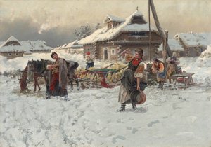 Schneeballschlacht, 1892