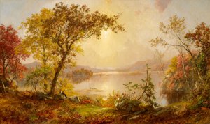 Greenwood Lake, Herbst am Hudson von Jasper Francis Cropsey