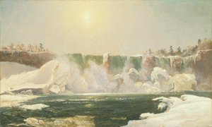 Niagarafälle im Winter, 1868 von Jasper Francis Cropsey
