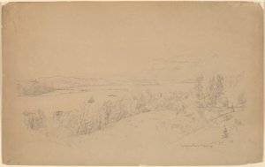 Der Hudson River bei Hastings