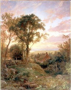 Das alte Heim, Warwick, New York von Jasper Francis Cropsey