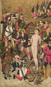Heiliger Vinzenz am Pfahl von Jaume Huguet