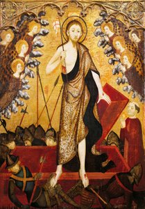Auferstehung Christi, Tafel vom Altar des Heiligen Grabes von Jaume Serra