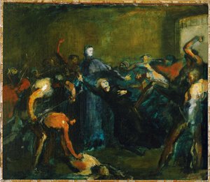 Monseigneur Darboy im Gefängnis von Jean-Baptiste Carpeaux