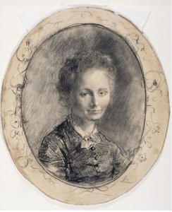 Porträt von Mademoiselle de Montfort