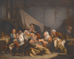 Tod eines alten Mannes von Jean-Baptiste Greuze