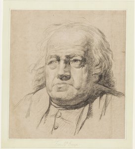 Halbporträt eines alten Mannes von Jean-Baptiste Greuze