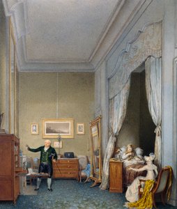 Maria Luigia im Zimmer der Tuilerien nach der Geburt des Königs von Rom