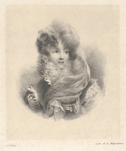 Porträt von Mademoiselle de Pavant von Jean-Baptiste Isabey