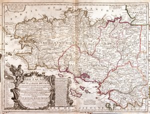 Bretagne, Ost-Pays-de-la-Loire, Frankreich von Jean Baptiste Nolin