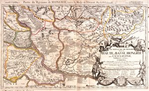 Ungarn (Komitat: Somogy, Baranya, Tolna, Bács-Kiskun, Csongrád, Békés), Rumänien (Komitat: Arad, Alba, Hunedoara, Timiș, Caraș-Severin), Nord-Serbien, Kroatien (Komitat: Vukovar-Syrmien, Osijek-Baranja, Brod-Posavina) von Jean Baptiste Nolin