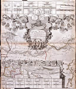 Projekt für den Bau eines Kommunikationskanals zwischen dem Atlantischen Ozean und dem Mittelmeer, einschließlich Teil etwa zwischen Pexiora und Ouveillan; in der Region Languedoc-Roussillon, Frankreich