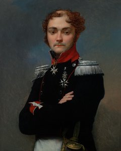 Porträt von Charles-Louis Regnault, ein Offizier aus den Napoleonischen Kriegen von Jean-Baptiste Regnault