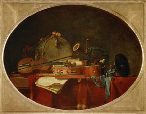 Die Attribute der zivilen Musik, Supraporte für das Schloss Bellevue