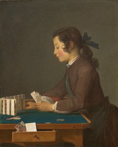 Das Kartenhaus von Jean Baptiste Simeon Chardin