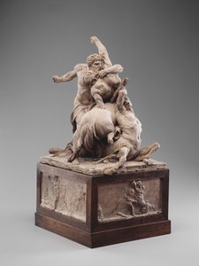 Herkules kämpft gegen zwei Kentauren, ca. 1785 von Jean Baptiste Stouf