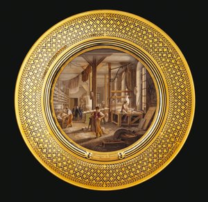 Porzellan von Sevres, ca. 1820-1835 von Jean Charles Develly