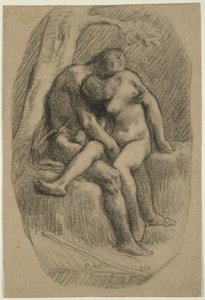 Die Liebenden von Jean-Francois Millet