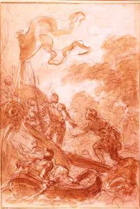 Orlando verlässt die Insel von Jean Honore Fragonard
