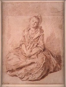 Sitzendes Mädchen