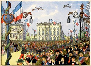 Mein Dorf, die, die nicht vergessen: 14. Juli von Jean Jacques (1873 1951) Waltz