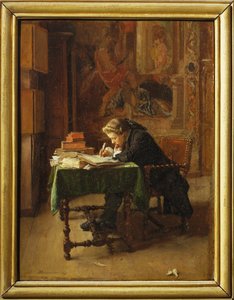 Junger Mann bei der Arbeit von Jean Louis Ernest Meissonier