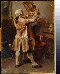 Ein Kunstliebhaber von Jean Louis Ernest Meissonier