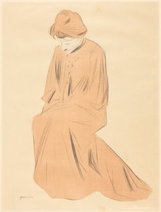 Studie einer sitzenden Frau von Jean-Louis Forain