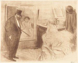 Die Loge der Tänzerin (2. Platte) von Jean-Louis Forain