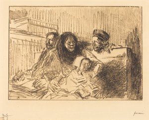 Zeugen bei der Verhandlung (2. Tafel)