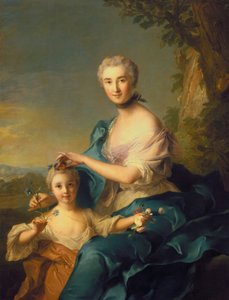 Madame Crozat de Thiers und ihre Tochter