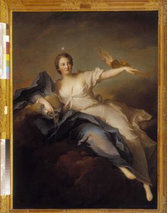Porträt von Madame de Chateauroux als Aurora von Jean Marc Nattier