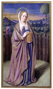 Heilige Magdalena nach Jean Bourdichon von Jean (after) Bourdichon