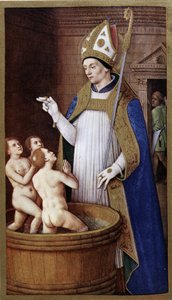 Sankt Nikolaus nach Jean Bourdichon