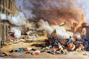 Aufgenommen vom Palais des Tuileries, Hof des Carrousel, 10. August