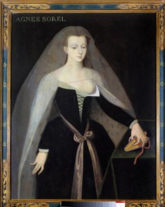 Porträt von Agnes Sorel (1422-1450), Favoritin von König Karl VII.