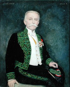 Porträt von Rene Bazin (1853-1932) 1924