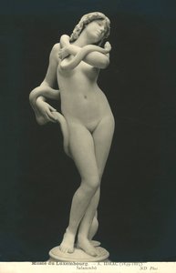 Eva und die Schlange von Jean Antoine Marie Idrac