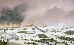 Die Schlacht von Preußisch-Eylau am 7. Februar 1807