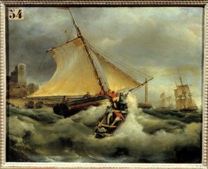 Schlechtes Wetter von Jean Antoine Theodore Gudin