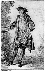 Figur, ca. 1700-1720, 1924 von Jean Antoine Watteau