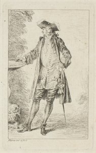 Modische Figuren von Jean Antoine Watteau